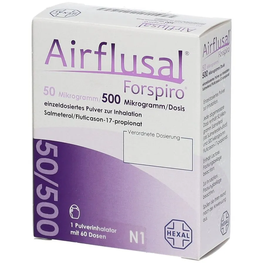 AirFluSal Forspiro polvo para inhalación, dividido