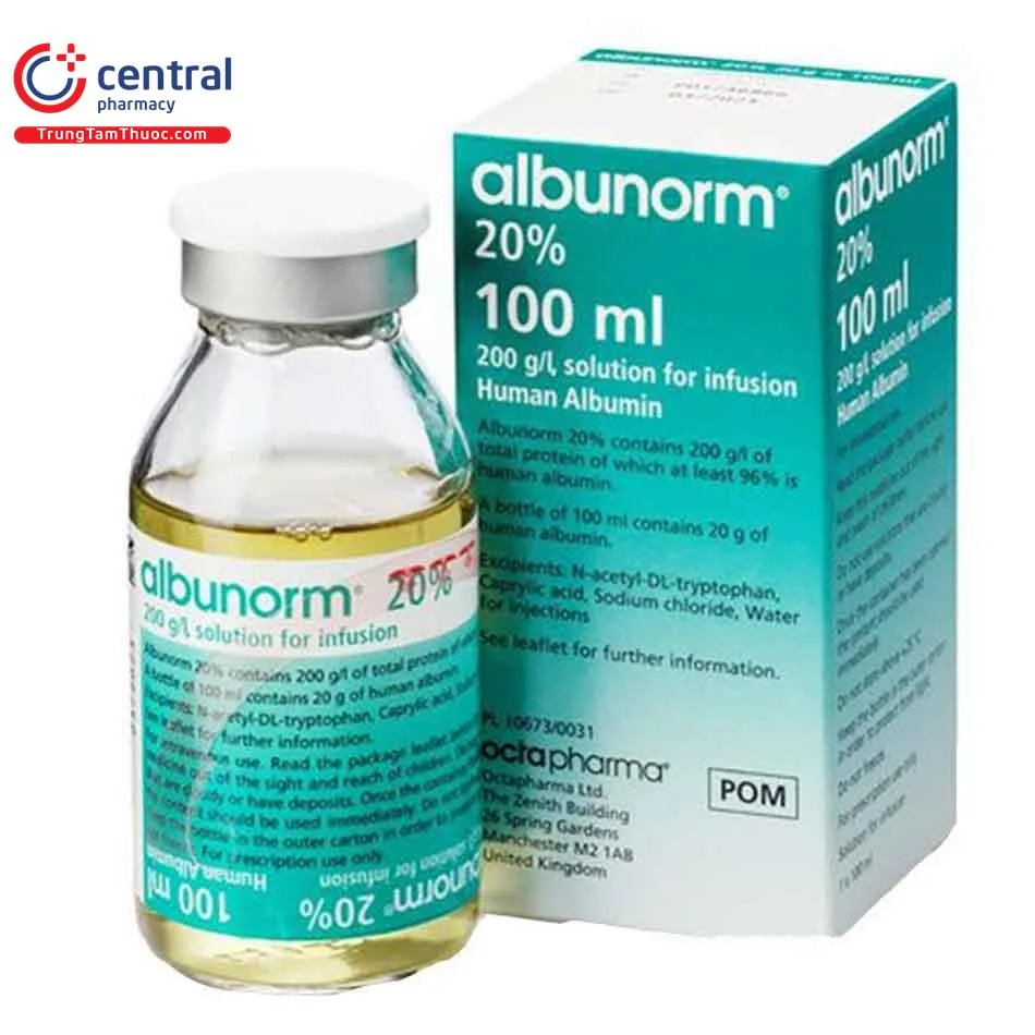 Albunorm 20% soluzione per infusione