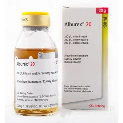Alburex 20 soluzione per infusione