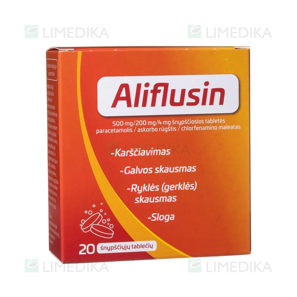 Aliflusin tablets, effervescent