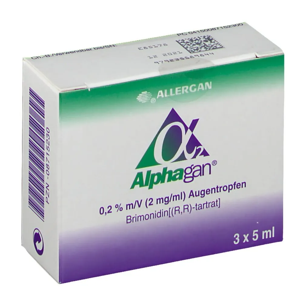 Alphagan drops, ophthalmic solution