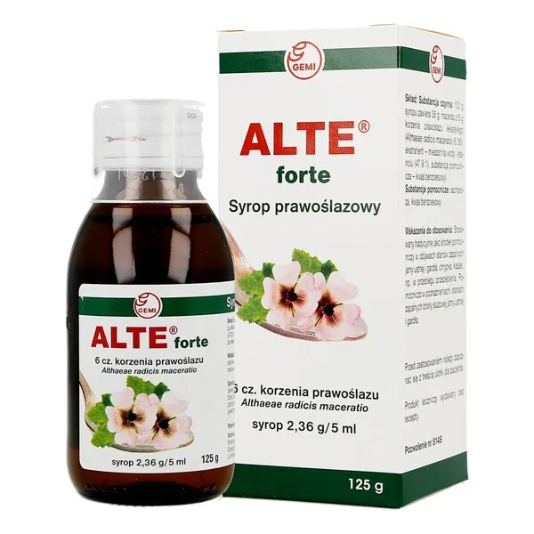 Alte forte with honey syrup