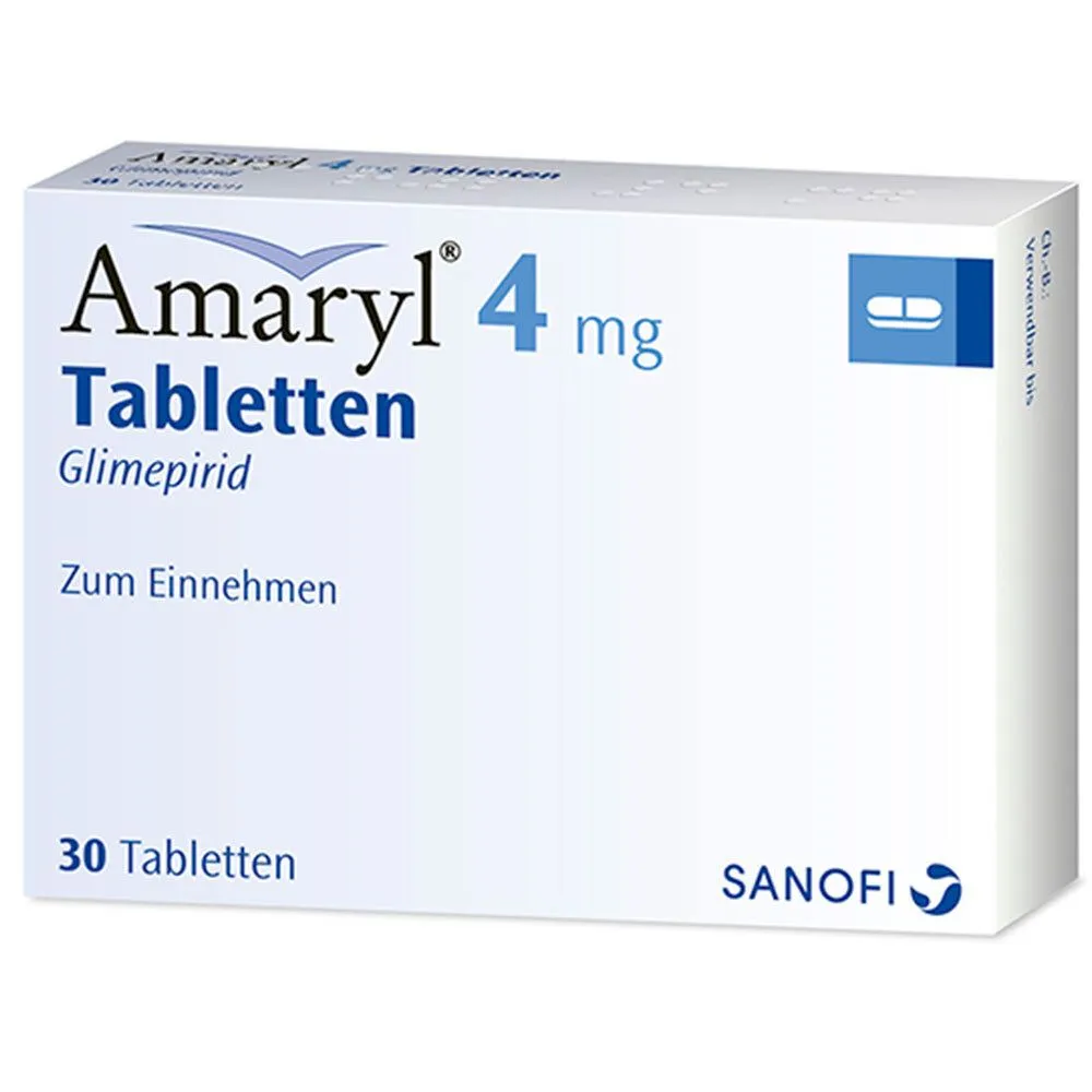 Amaryl 4 comprimidos