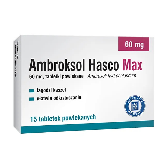 Амброксол хаско макс таблетки, покрытые оболочкой