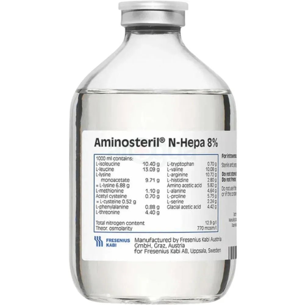 Aminosteril N-Hepa 8% solución para perfusión soluzione per infusione