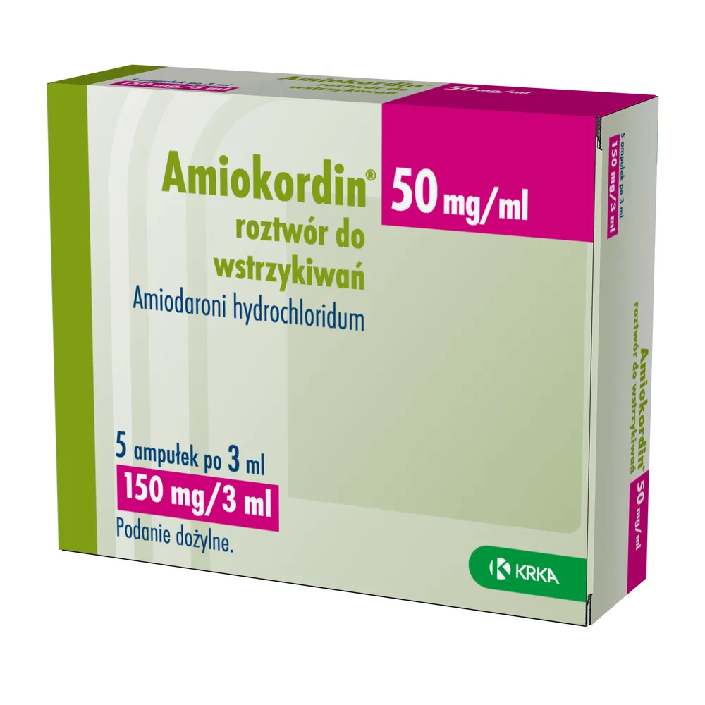 Amiokordin solución para inyección