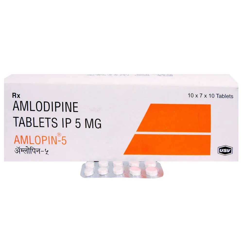 Amlopin 5 mg tablets
