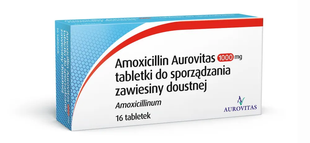 Amoxicilina Aurovitas suspensión, oral