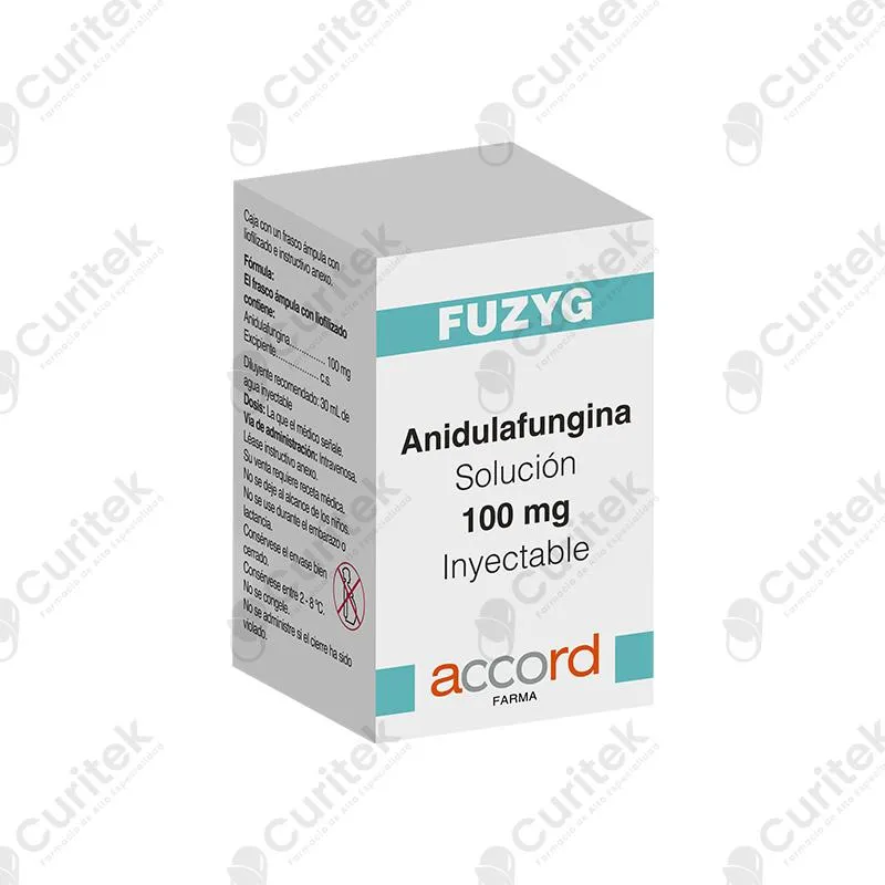 Anidulafungina Accord polvo para preparación de concentrado de solución para infusión