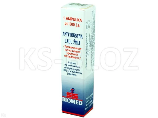 Antivenom snake venom solution for injection