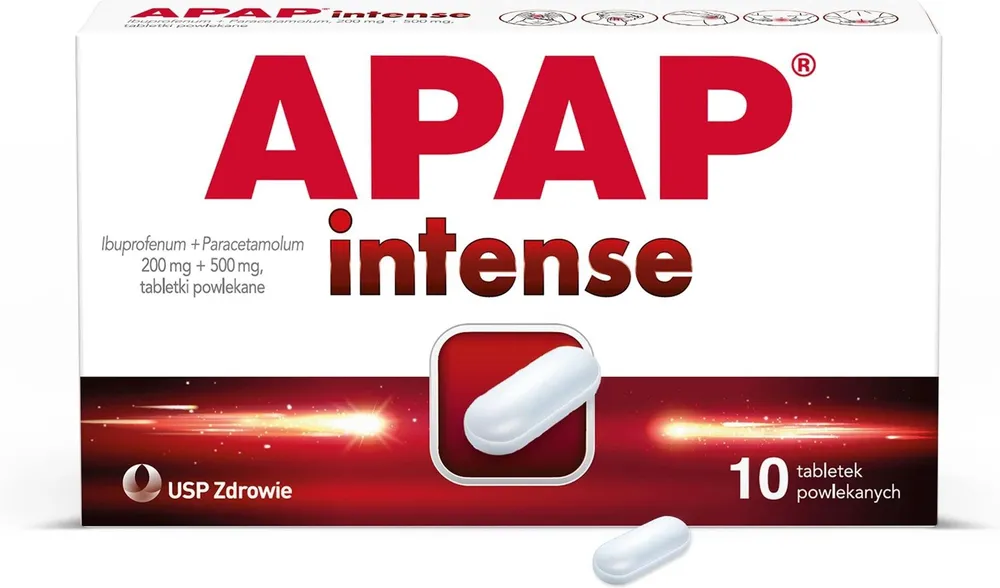Апап intense таблетки, покрытые оболочкой