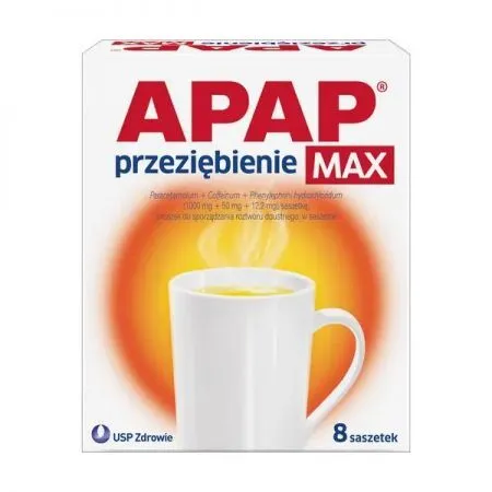 Apap przeziębienie Max polvo para preparación de solución oral en sobre