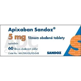 Apixabán Sandoz comprimidos recubiertos