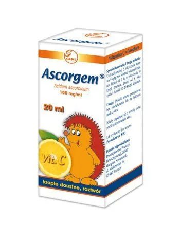 Ascorgem gotas, orales