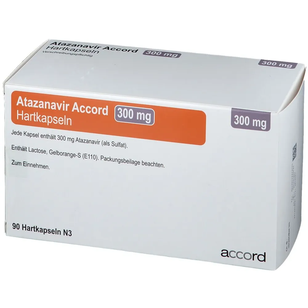 Atazanavir Accord cápsulas, duras