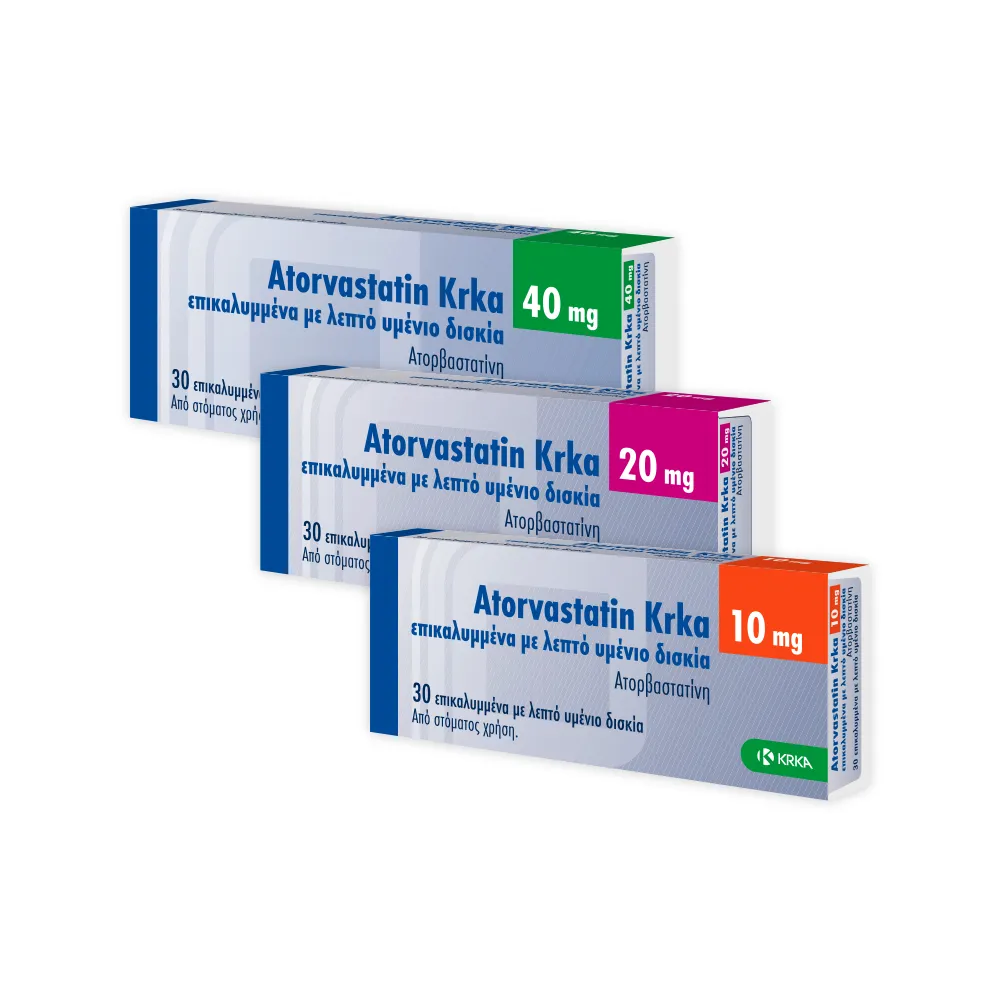 Atorvastatina Krka compresse, rivestite con film