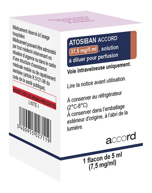 Atosiban accord solution for infusion, concentrate