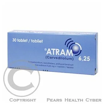 Atram 6,25 comprimidos