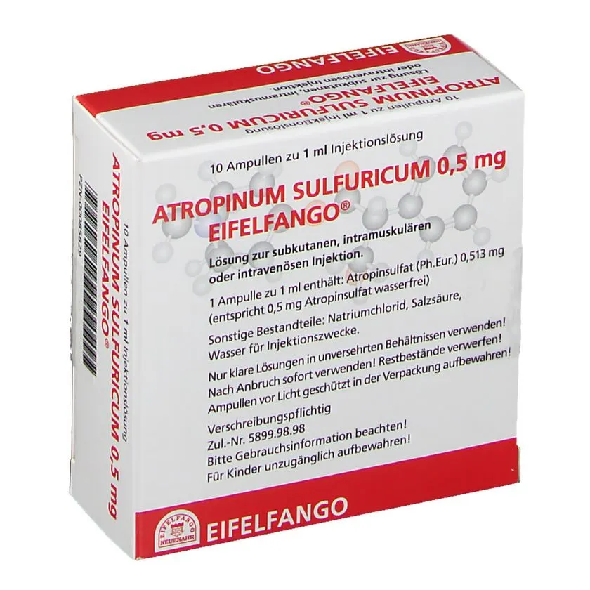 Atropina sulfúrica Delfarma soluzione per iniezione