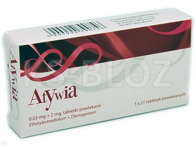 Atywia comprimidos recubiertos