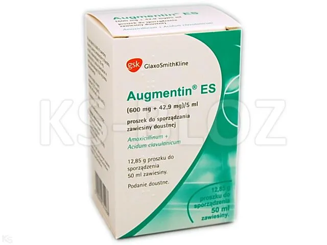 Augmentin ES polvo para preparación de suspensión oral