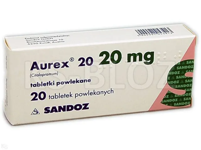 Aurex 20 comprimidos recubiertos
