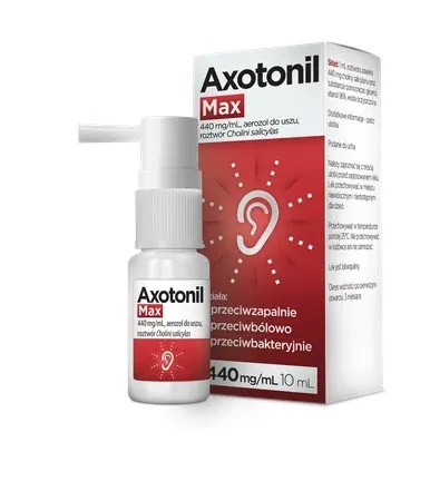 Axotonil Max solución, para aerosol auricular
