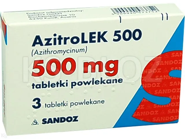 AzitroLEK 500 compresse, rivestite con film