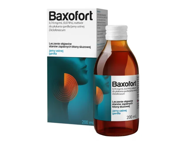 Baxofort solución para enjuague bucal y faríngeo