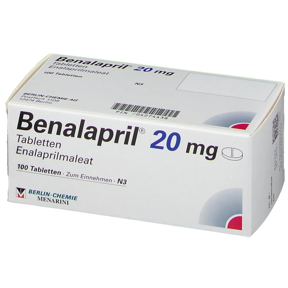 Benalapril 20 tablets
