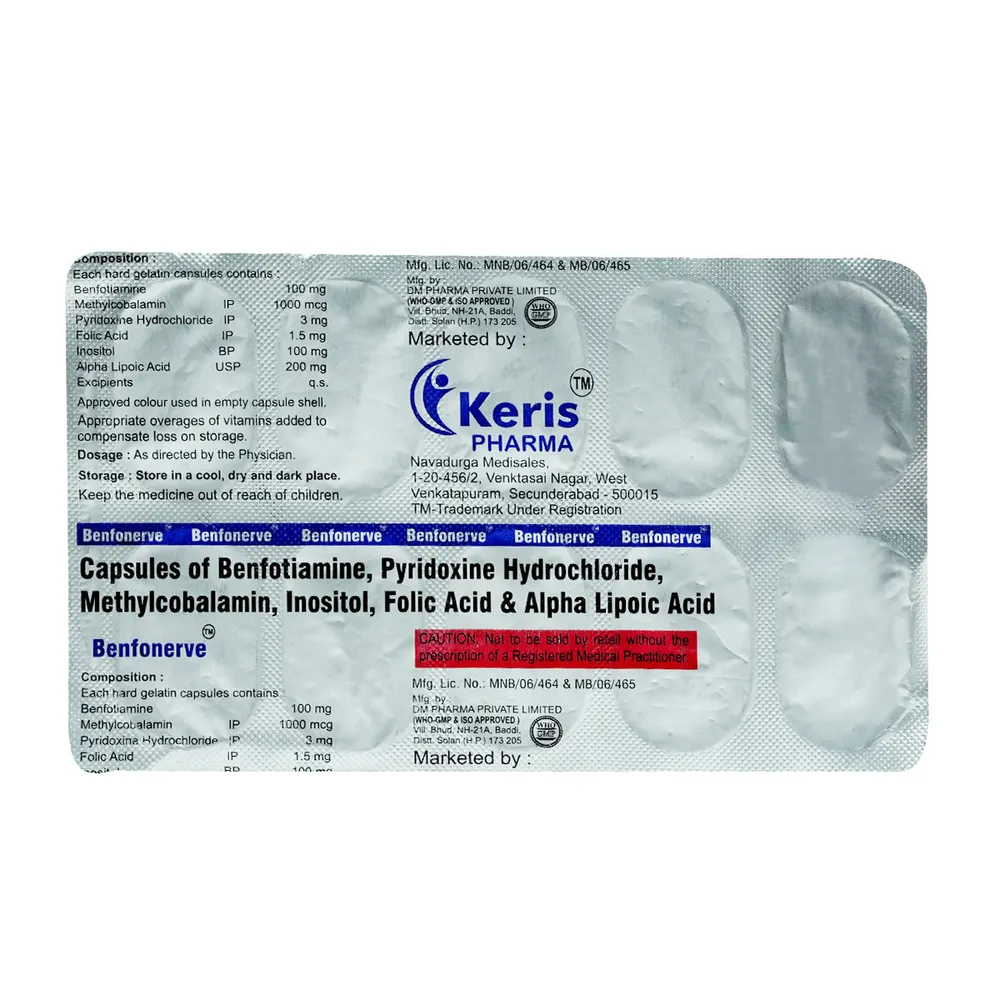 Benfonerv tablets, film-coated