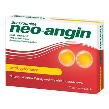 Benzydamina neo-angin sabor limón comprimidos, recubiertos con película