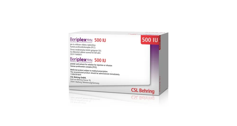 Beriplex P/N 250 polvo y disolvente para preparación de solución para inyección