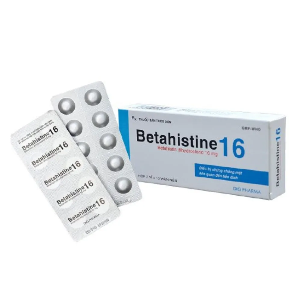 Betahistine medreg tablets