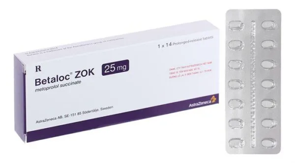 Betaloc zok 25 tablets, prolonged release