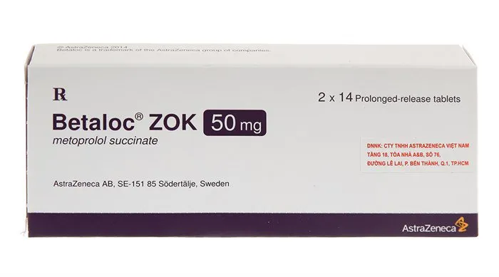 Betaloc zok 50 tablets, prolonged release