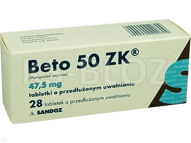 Beto 50 ZK comprimidos de liberación prolongada