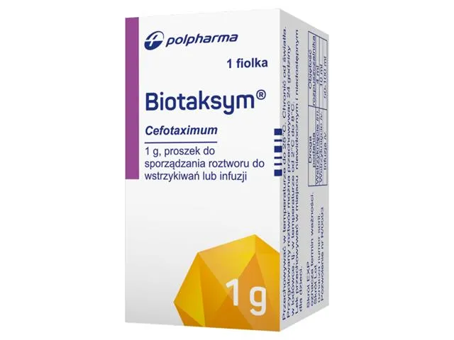 Biotaksym polvo para preparación de solución para inyección o infusión