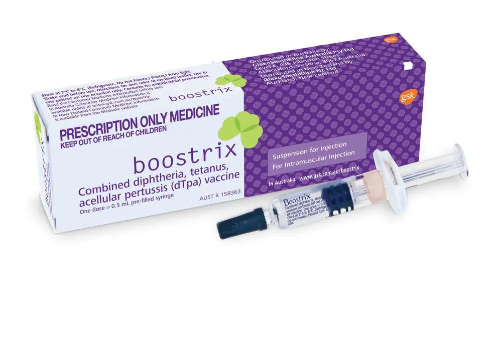 Boostrix solution for injection in ampoule-syringe