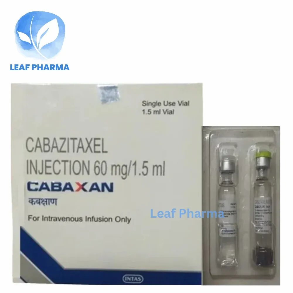 Cabazitaxel msn solution for infusion, concentrate and solvent