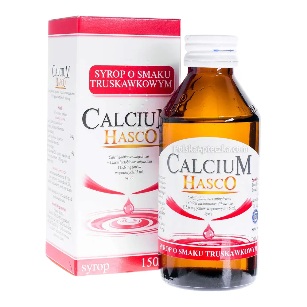 Calcium hasco (with strawberry flavor) syrup