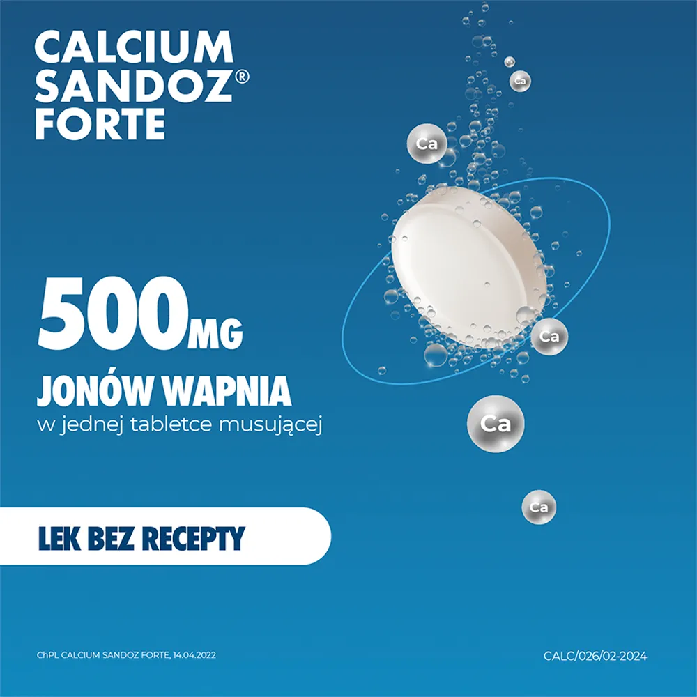 Calcium-Sandoz Forte compresse effervescenti