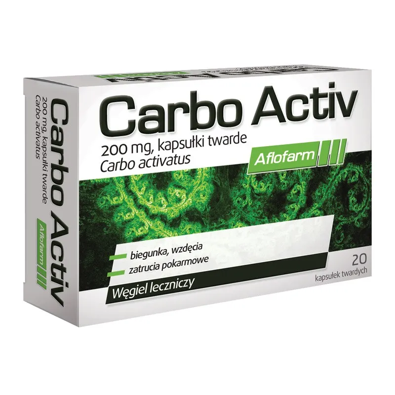 Carbo Activ Aflofarm capsule, dure