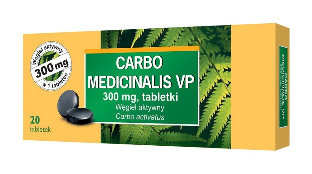 Carbo Medicinalis VP comprimidos
