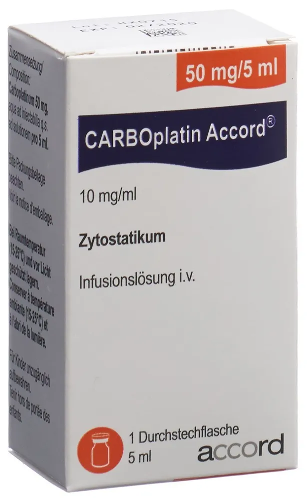 Carboplatino Accord soluzione per infusione, concentrato