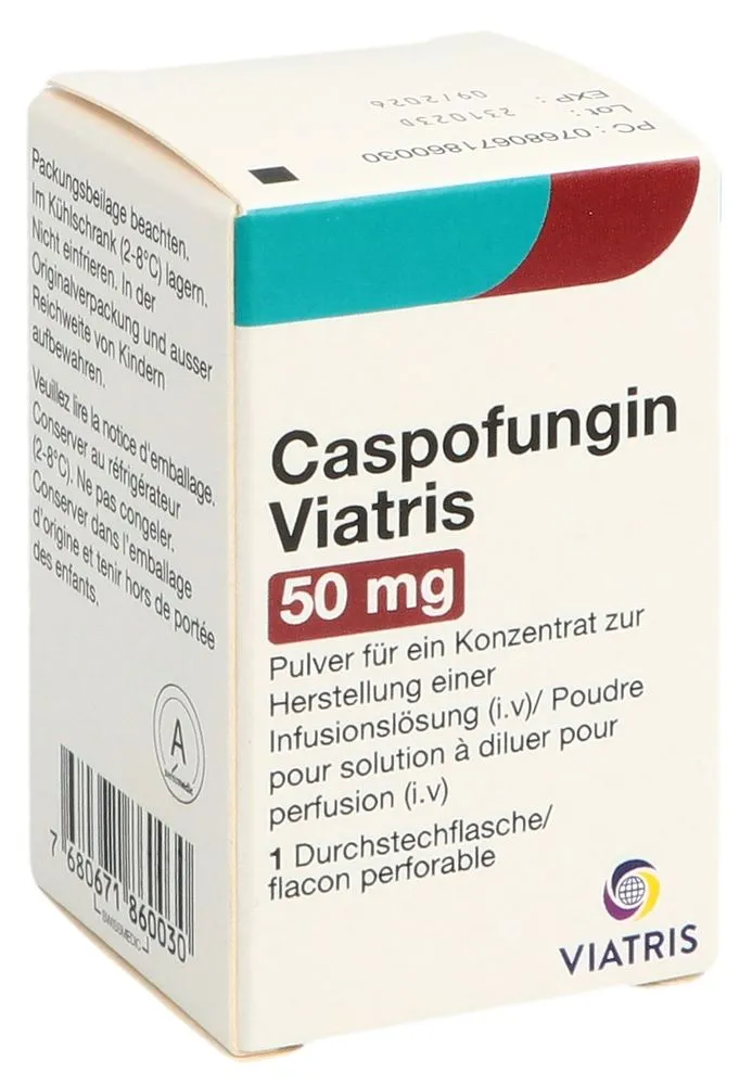 Caspofungina Viatris polvere per concentrato per soluzione per infusione