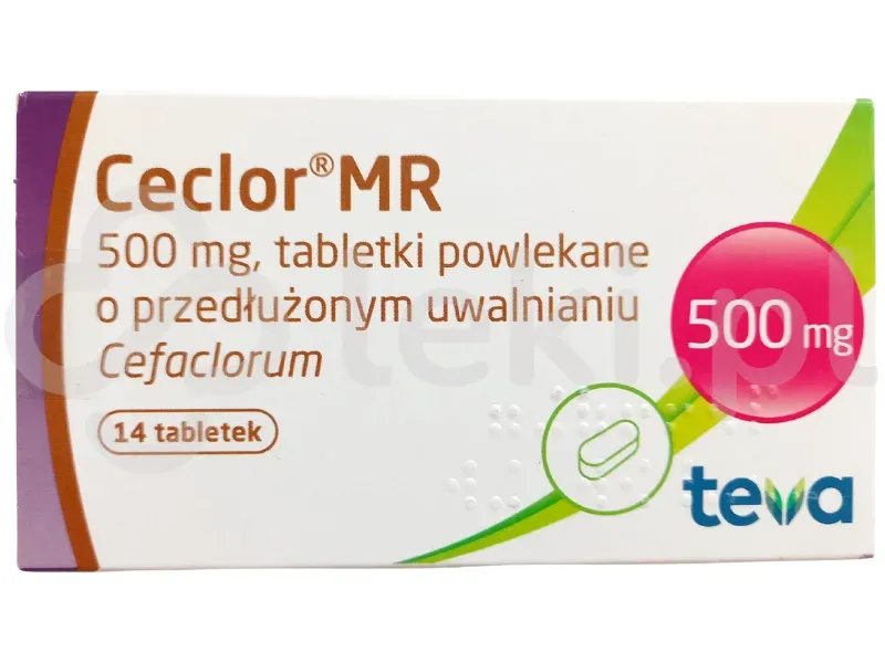 Ceclor mr tablets, film-coated, prolonged release