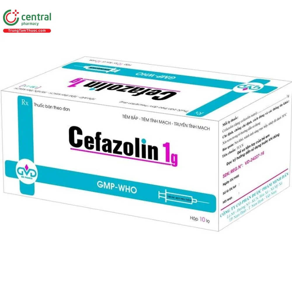 Cefazolina AptaPharma polvere per soluzione per iniezione / per infusione