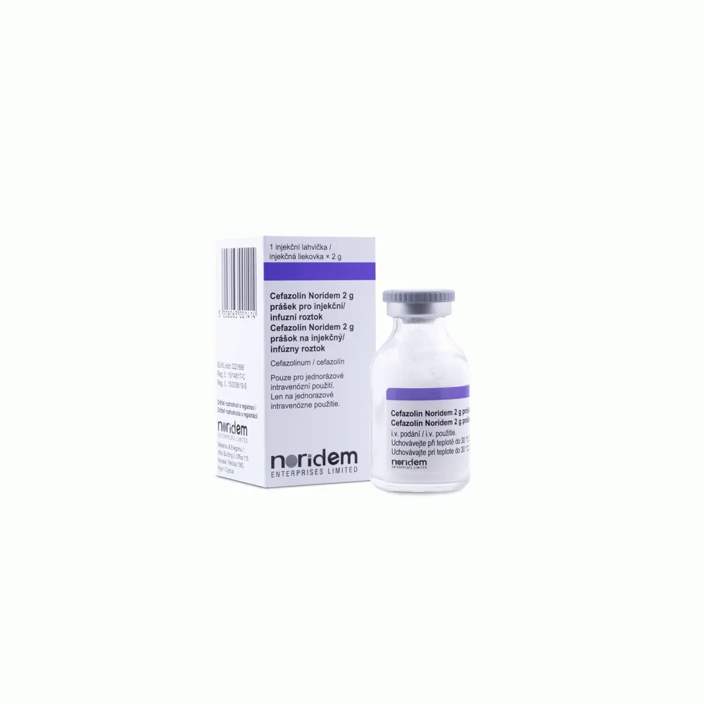 Cefazolina Noridem polvo para preparación de solución para inyección / para infusión