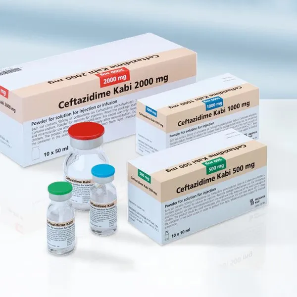 Ceftazidime kabi powder for preparation of solution for injection / infusion